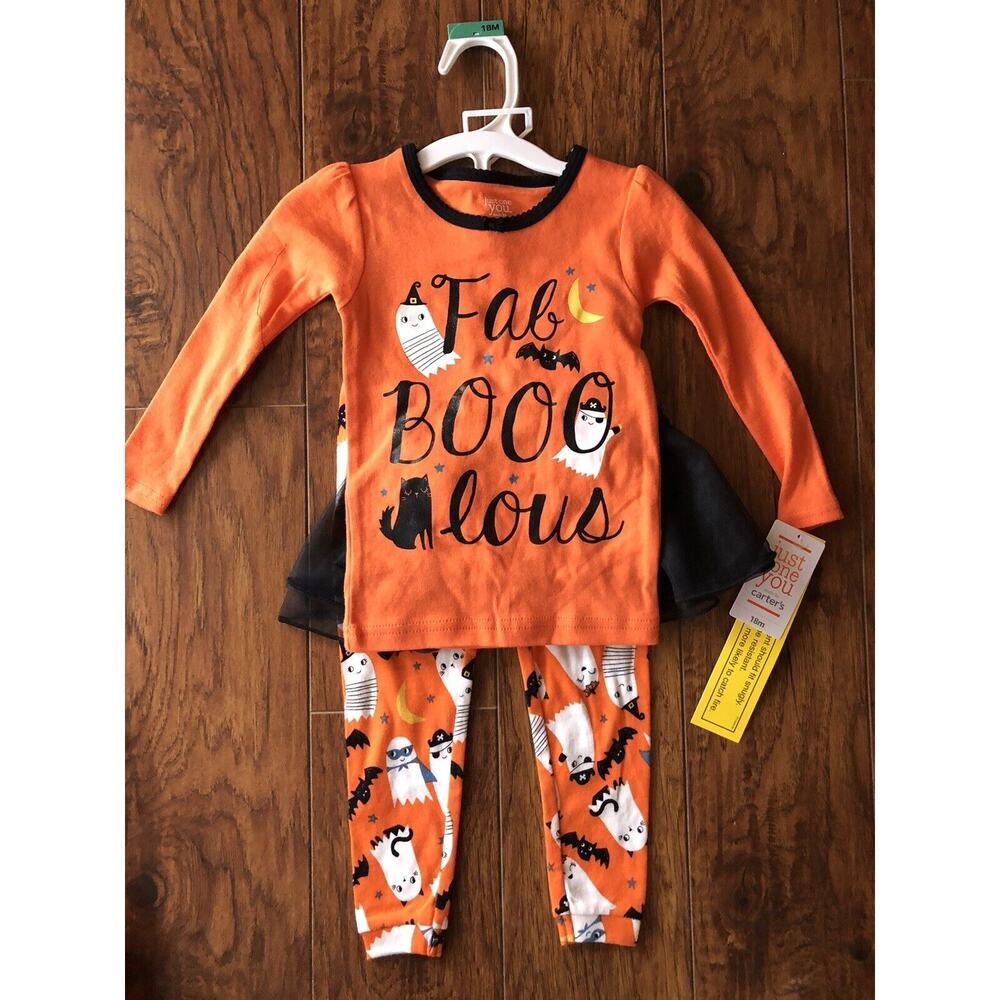Just One You Carter's Fab-Boo-Lous-3-Piece Outfit w/Tutu- Halloween- 18 Months